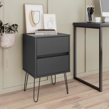 Imagem de Aparador c/ 2 Gaveteiro Preto - Pleno