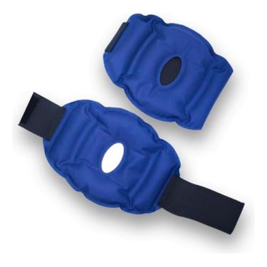 Imagem de Joelheira Bolsa Térmica Gel Compressa Quente Frio Ajustável Para Dor Joelho Compressão Lesões Musculares Premium (MEDIO)