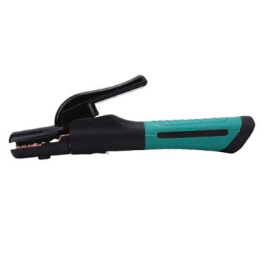 Imagem de Asixxsix Porta-eletrodo, porta-eletrodo de soldagem de cobre de 1000A com cabo isolado, design europeu, alicate de fixação de resistente para diâmetros de 2,5 a 5,0 mm