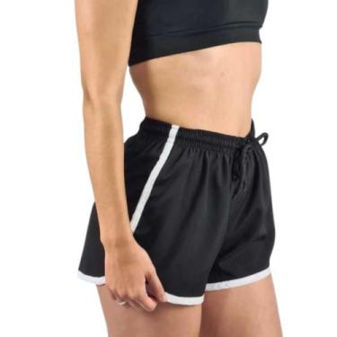 Imagem de Short Patricinha Tactel Feminino Com Elastano para Academia Corrida Pr