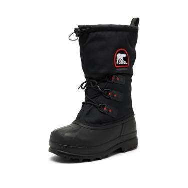 Imagem de Sorel Bota de neve feminina Glacier Xt, Quartzo preto, vermelho, 42