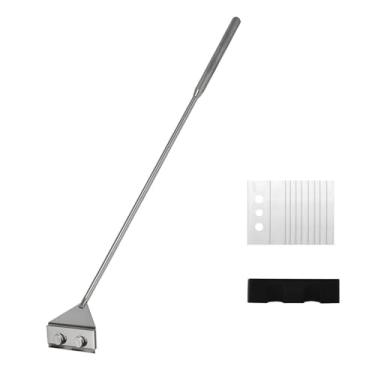 Imagem de Raspador de Algas Aquário Aço Inoxidável Limpador Mantenha as Mãos Secas Afiado para