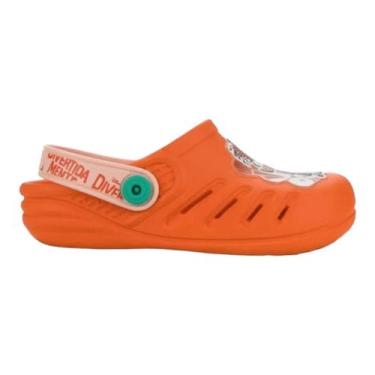 Imagem de Babuche Infantil Disney Ready DivertidaMente Grendene 23293, Laranja, 