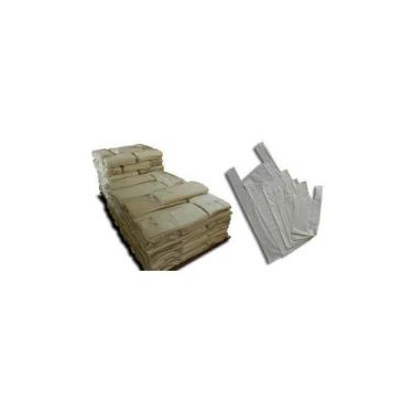 Imagem de Sacolas Plasticas Branca Reciclada Recuperada 50x70 5kg - Higipack