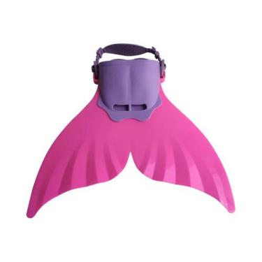 Imagem de Nadadeiras De Sereia Rosa Para Crianças, Para Treinamento De Natação E