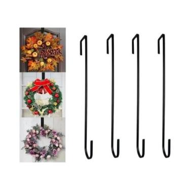 Imagem de Suporte Para Guirlanda Floral De Natal Para Pendurar Na Porta, Sem Pre