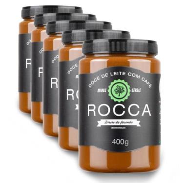 Imagem de Doce de Leite Rocca com Café 400g Kit 5 Unidades