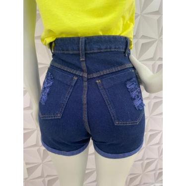 Imagem de Shorts jeans sem elastano tamanho 38 - DIU confecções 