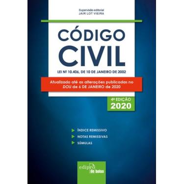Imagem de Livro - Código Civil 2020 - Mini