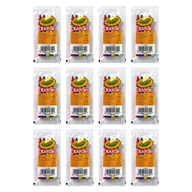 Imagem de Crayola Full-Size Crayons, Assorted 4-Colors, RED, BLUE, GREEN AND YELLOW, Great for Party Favors, Restaurants and More, 12 Packs of 4, 48 Crayons Total