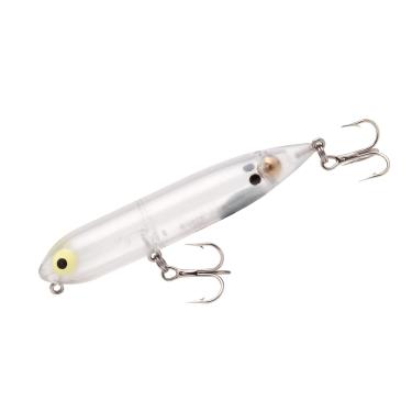 Imagem de Heddon Isca de pesca Zara Spook Topwater – Lendária isca para passear com o cachorro, transparente, filhote Zara (1/4 oz), 7,5 cm