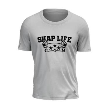 Imagem de Camiseta Gym Academia Halter Dumble Star Shap Life Algodão