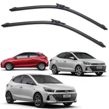Imagem de Par Palheta Limpador De Parabrisa Nova Hb20 2020 2021 2022 2023 2024