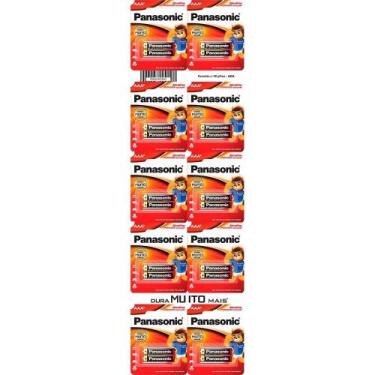 Imagem de Pilha LR03-2BT Alcalina Palito Cartelão Blister 10 Emb. c/ 2 Unidades 