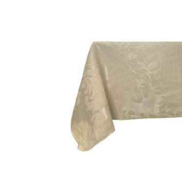 Imagem de Toalha de Mesa Retangular 6 e 8 Lugares Jacquard Medalhão - milleniade