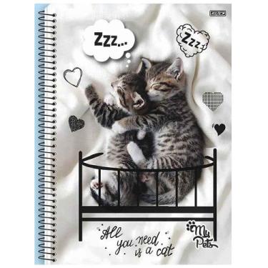 Imagem de Caderno My Pets 10 Matérias 160 Folhas Sortido SD