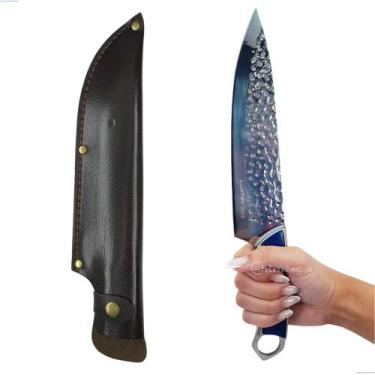Imagem de Faca Chef Full Tang com Lâmina de 19,5cm e Cabo Ergonômico para Profis