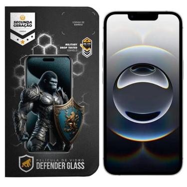Imagem de Película Para Iphone 16e - Defender Glass Preta - Gshield