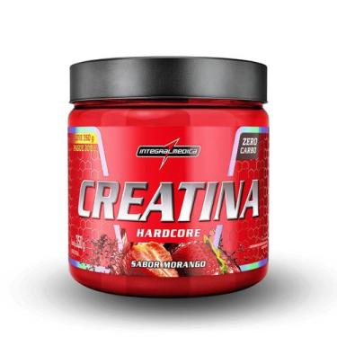 Imagem de Creatina Hardcore c/ Sabor Integral Médica 350g, Morango