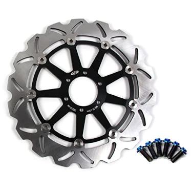 Imagem de Arashi Rotor de disco de freio dianteiro com parafusos de montagem para Yamaha TDR125 89-01, TZR125 89-92, FZX250 ZEAL, TZR250 89-92, SRX400 91, SZR660 95-01, acessórios de substituição de motocicleta