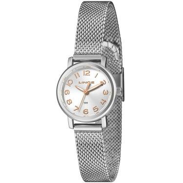 Imagem de Relógio Lince Feminino Ref: Lrmh272l25 S2sx Casual Mesh Prateado