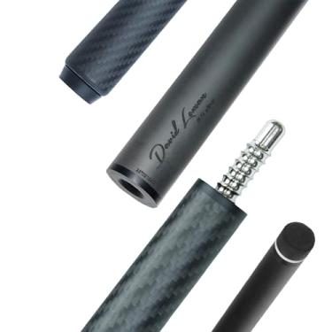 Imagem de DAVID LOMAN Taça de bilhar - Taco de bilhar 100% fibra de carbono 147 cm, design Pro Taper, 11,5 mm/12,5 mm. Junta 3/8-8 ou Uni-loc, taco de sinuca de baixa deflexão (3k-radial 3/8x8 12,5 mm)