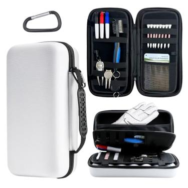 Imagem de Epinovo Estojo de luva de golfe com modelador de luvas – Organizador protetor fácil de transportar para acessórios de golfe, impermeável e durável, grande capacidade para bolas, camisetas, marcadores