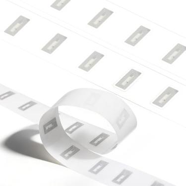 Imagem de 50 adesivos NFC com chip NTAG213, adesivos NFC em branco regraváveis transparentes etiquetas RFID 137 bytes de memória NFC compatíveis com todos os smartphones e dispositivos habilitados para NFC