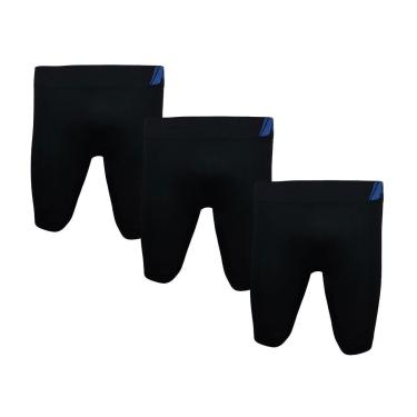 Imagem de Kit 3 Bermudas Térmicas Masculinas Pretas Esportivas Keeper-Masculino