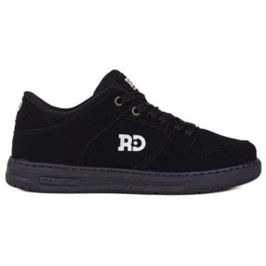 Imagem de Tênis Redikal Skate Nobuck - Masculino, Preto, Preto, 34