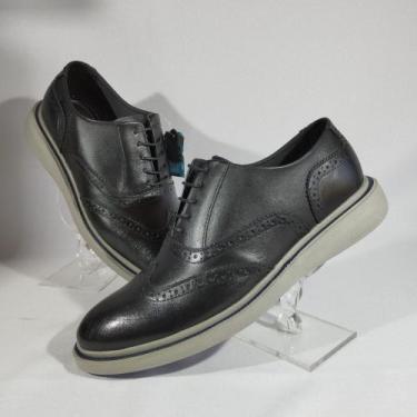 Imagem de Sapato social oxford masculino talk flex 18025, Preto, 39