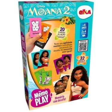 Imagem de Jogo Memo Play Memoria Disney Moana 2 1295 Elka