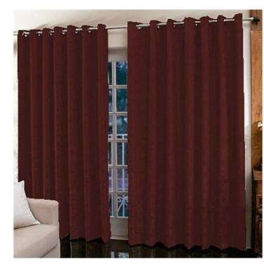 Imagem de Cortina para Sala e Quarto 4m X 2,50m - Jacquard  - ADMIRARE, Carmim