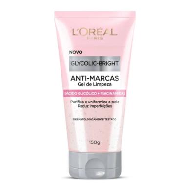 Imagem de Gel de limpeza facial Anti-Marcas L'oréal Paris Glycolic Bright 150g LORÉAL