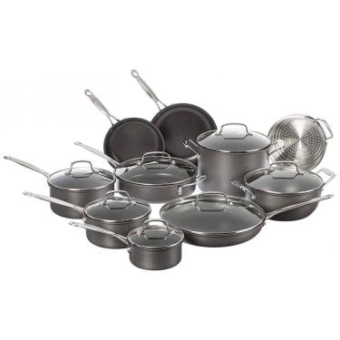 Imagem de Chefs Conjunto de Panelas Antiaderentes de Alumínio Anodizado, 17 Peças, CUISINART 66 1...