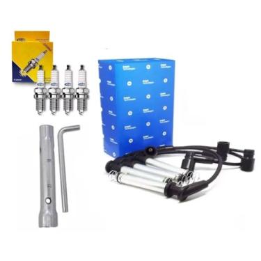 Imagem de Kit Cabos E Velas Corsa Efi 1.0 1.4 1.6 8v 1994 1995 1996 + Chave