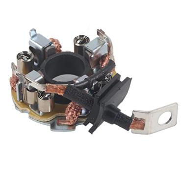 Imagem de Conjunto do suporte da escova do acionador de partida de Grcfumo, jogo de reparo da escova do acionador de partida de cobre, substituição resistente do jogo do suporte da escova