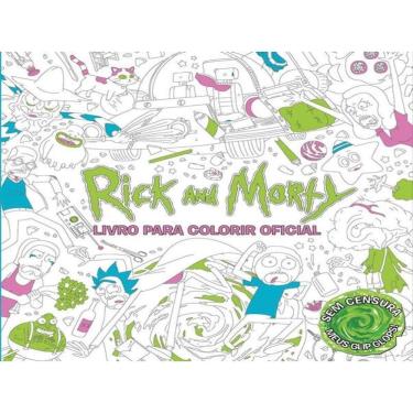 Imagem de Rick And Morty Livro Para Colorir Oficial