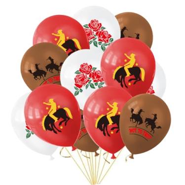 Imagem de LOONELO Derby Day Kentucky Horse Themed Party Latex Balloons 36pcs 12 Inches Run for The Roses Horse Balloon Racing Churchill Downs Party Decorations for Horse Racing Party Indoor Outdoor Supplies