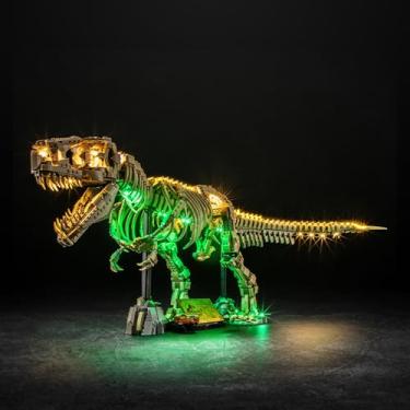 Imagem de Vaodest Led Light for Lego 76968 Dinosaur-Fossils: Tyrannosaurus-rex Building Blocks Model,Design and Configuration Compatible with Model 76968(Led Light Only, Not Building Block Kit)
