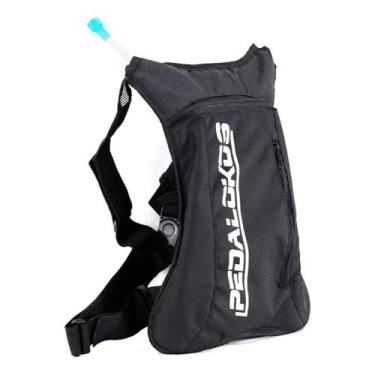 Imagem de Mochila de hidratação 2l pedalokos slim c/ refil, Preto
