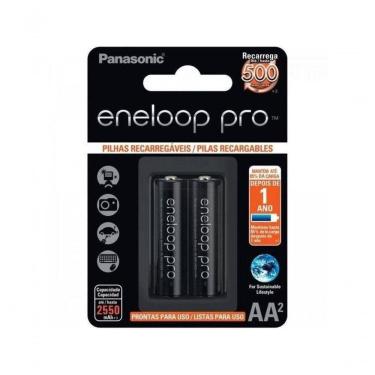 Imagem de Pilha Recarregável 1,2v Aa 2550mah Eneloop Pro (c-2 Pilhas) Panasonic - Car - 2