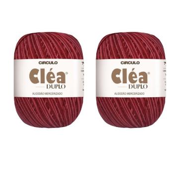 Imagem de 2 Fios Circulo Cléa Duplo 8/4 Com 100g Croche - Cor 9153# - Cabaré