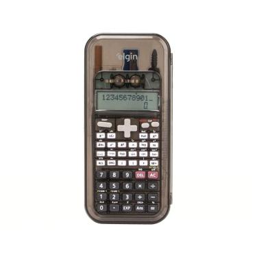 Imagem de Calculadora Científica Com Kit Cálculos – 240 Funções Display Duplo Acessórios Inclusos Preta