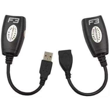 Imagem de Cabo Extensor Usb Adaptador Tipo A Para Rede De Ethernet
