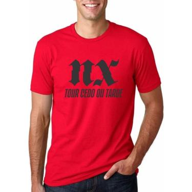 Imagem de Camiseta Camisa Banda Nx Zero Tour Cedo ou Tarde