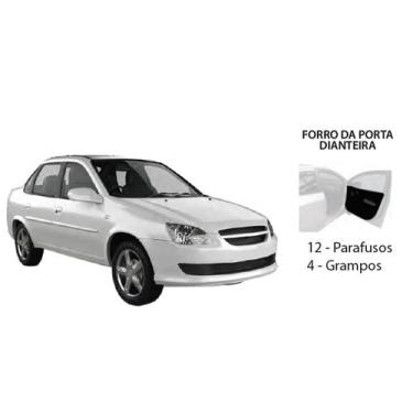 Imagem de Kit Presilha Forro Porta Dianteira CORSA 94/10 CLASSIC 10/17 - Plastca