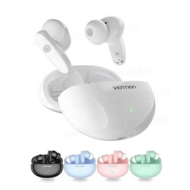 Imagem de Fone De Ouvido Via Bluetooth 5.3 Tws A Prova Dágua Vention, Branco