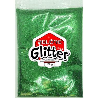 Imagem de Glitter PVC Verde Bandeira 100G - Honey