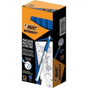 Imagem de Caneta para CD 0.6MM Marking CD-DVD ULTRA Fina Azul - BIC